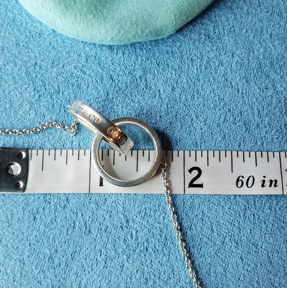 SOLD Interlocking Circles Necklace - Picture 9 of 11